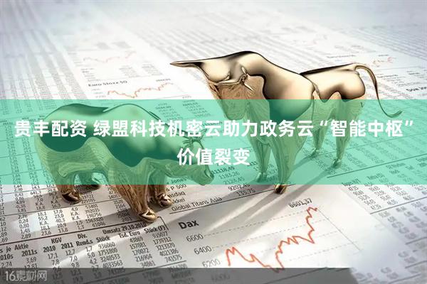 贵丰配资 绿盟科技机密云助力政务云“智能中枢”价值裂变